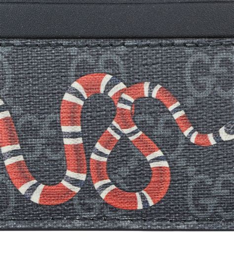 gucci snake cardholder